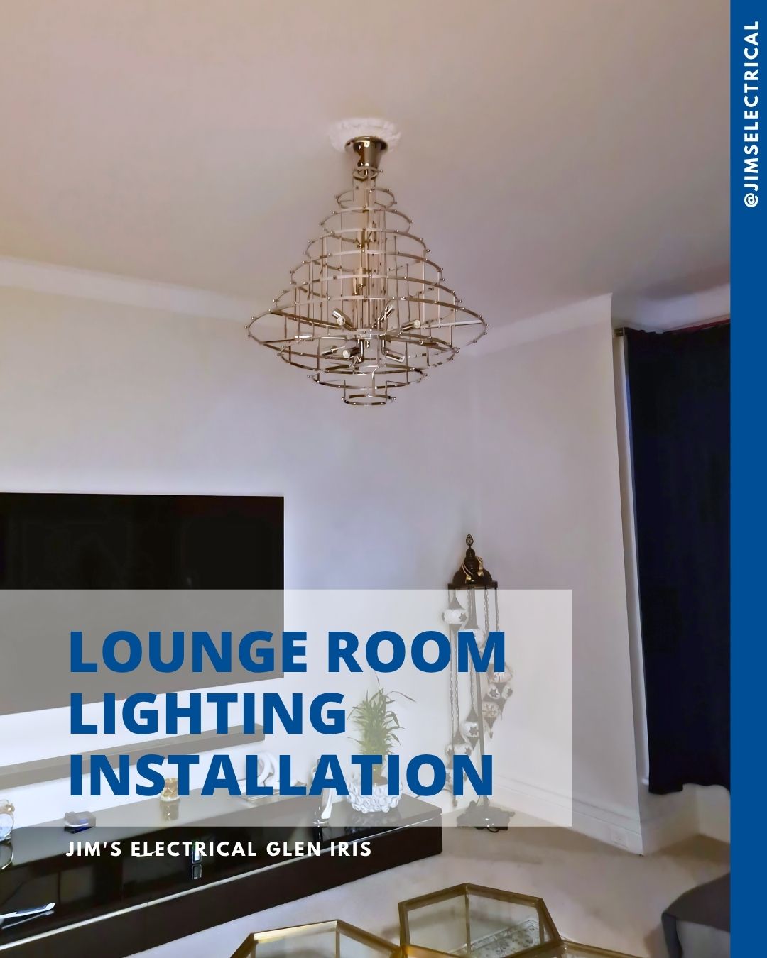 Lounge Room Lighting Installation
